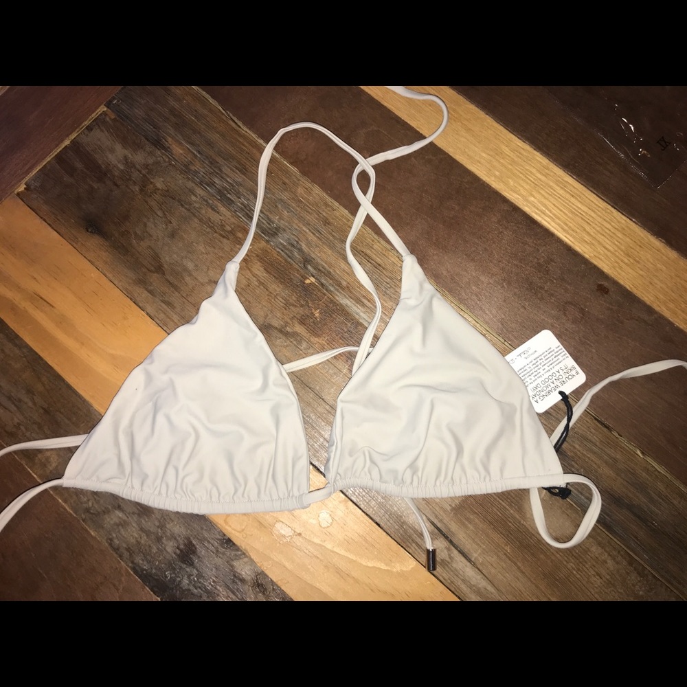 Monday Swimwear Palma Top - Storm Grey (Size V)